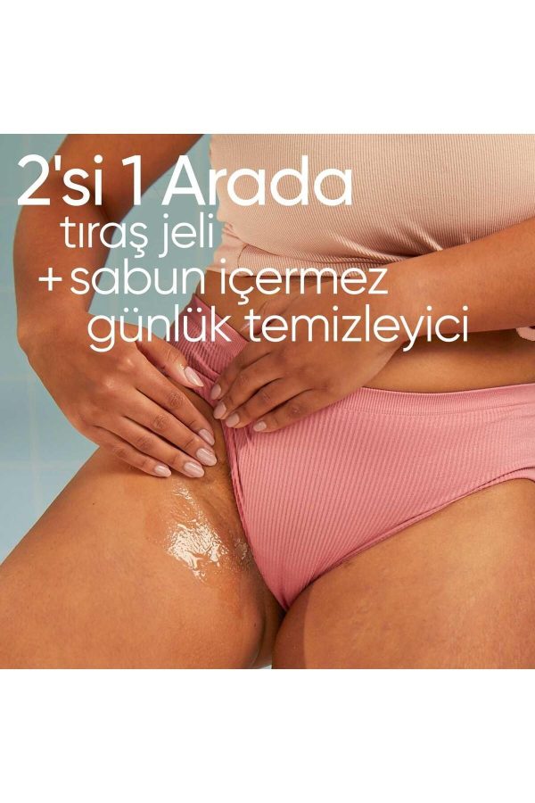 Venus Bikini Bölgesi 2'si Bir Arada Temizleyici Tıraş Jeli 190 ml - Görsel 2