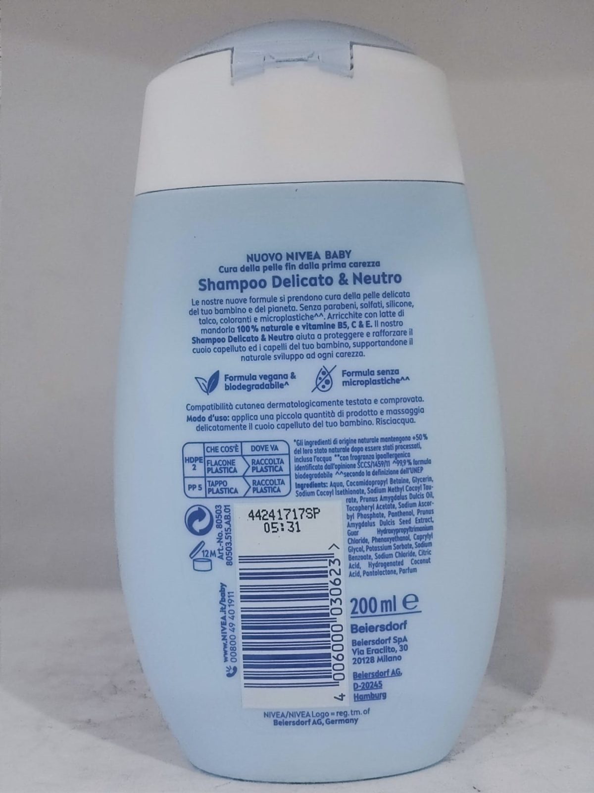 Nivea Baby Saç Ve Vücut Şampuanı 200ml - Görsel 3