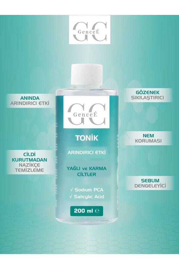 Yağlı Ve Karma Ciltler Için Siyah Nokta, Akne Ve Leke Karşıtı,sebum Dengeleyici Temizleyici Tonik - Görsel 2