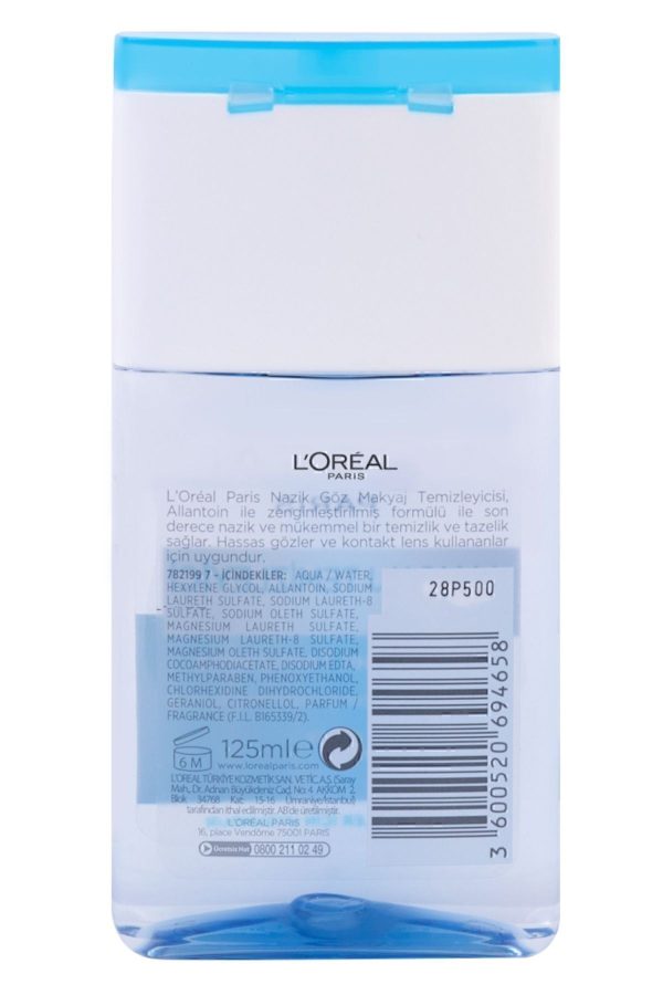 L'oréal Paris Göz Makyaj Temizleme Losyonu 125ml