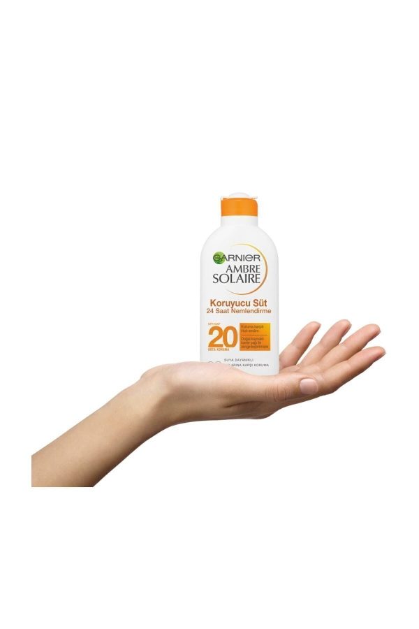Ambre Solaire Güneş Koruyucu Süt Gkf20 200ml - Görsel 3
