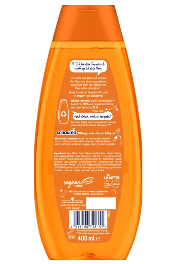 Şampuan Meyve Özlü, Vitaminli 400 ml - Görsel 2