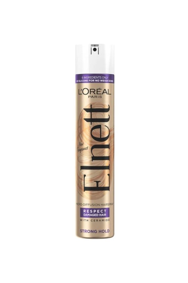 Elnett Mikro Difüzyon Saç Spreyi Hasarlı Saçlar için Güçlü Tutuş, 200ml