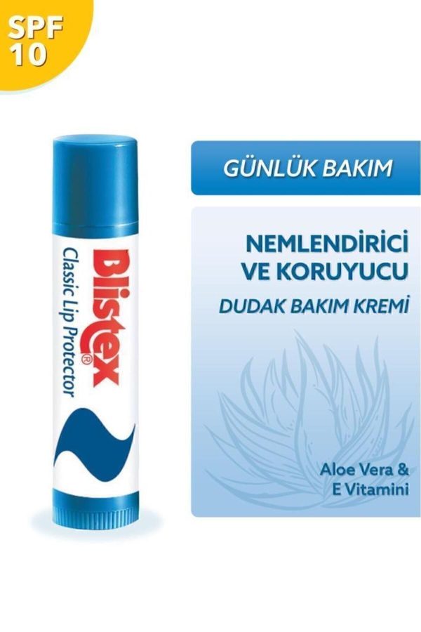 Classic - Spf 10 Nemlendirici Ve Koruyucu Dudak Bakım Kremi - Görsel 2