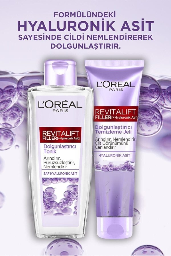 L'oréal Paris Revitalift Filler Dolgunlaştırıcı Tonik 200ml - Hyaluronik Asit - Görsel 2