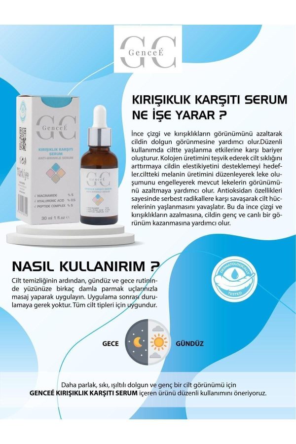 Dolgunlaştırıcı Ve Kırışıklık Karşıtı Hyalüronik Asit Serum (%5 PEPTİDE VE NİACİNAMİDE) 30 ml - Görsel 4