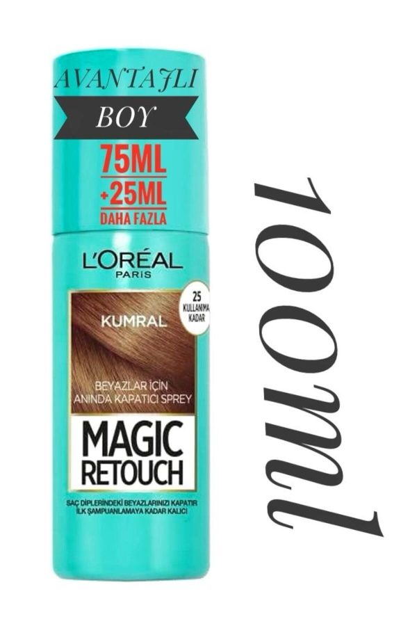Magıc Retouch Beyaz Dipleri Kapatıcı Saç Boyası - Kumral 100ml