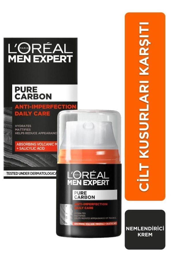 Pure Carbon Cilt Problemleri Karşıtı Günlük Nemlendirici Krem 50ml