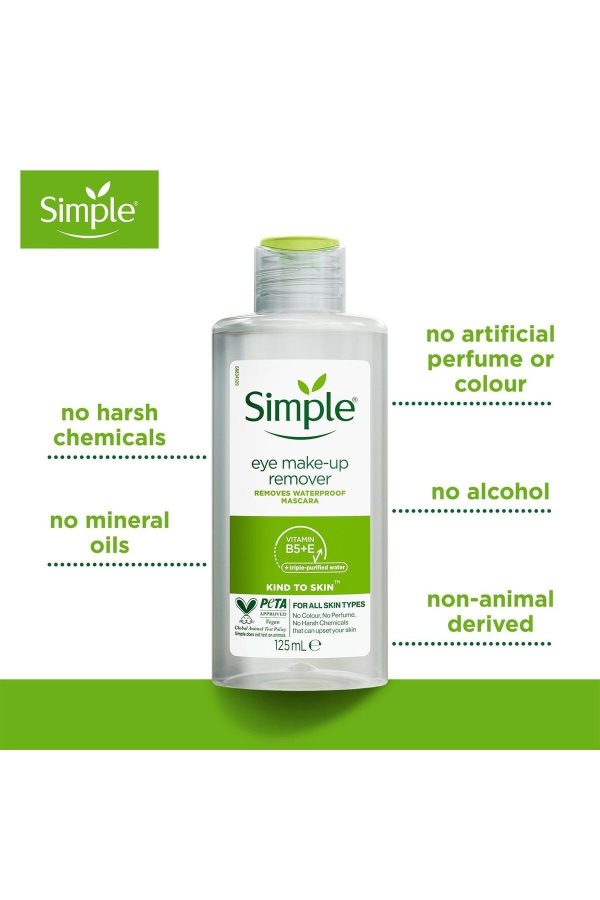 Kind To Skin Hasas Göz Makyaj Temizleyici Yağsız, Su Bazlı 125 ml - Görsel 3