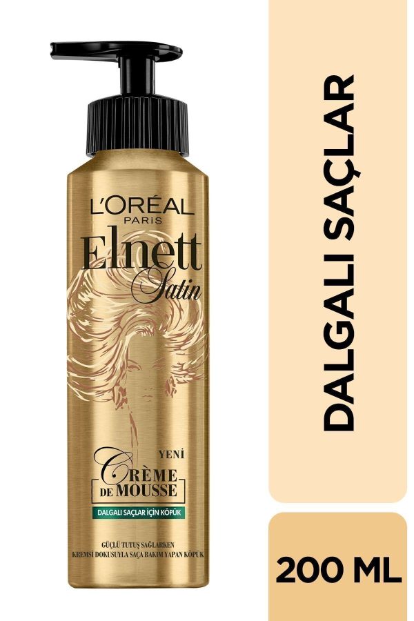 Elnett Hacim Veren Dalgalı Saçlar Için Köpük 200 ml 3600523379767 - Görsel 2