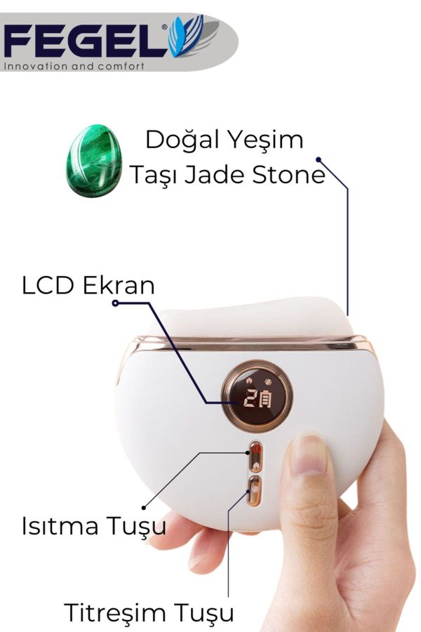 Jade Scraping Face Lift Gua Taşı Yüz Sıkılaştırma. - Görsel 4
