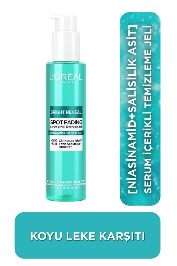L'oréal Paris Bright Reveal Cilt Kusuru Izi Karşıtı, Serum Içerikli Temizleme Jeli 150 ml