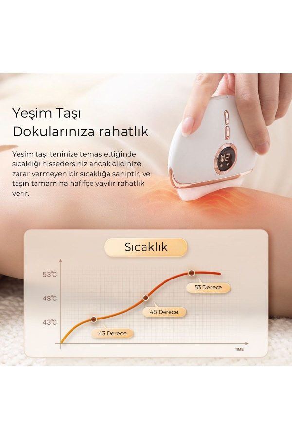 Jade Scraping Face Lift Gua Taşı Yüz Sıkılaştırma. - Görsel 5
