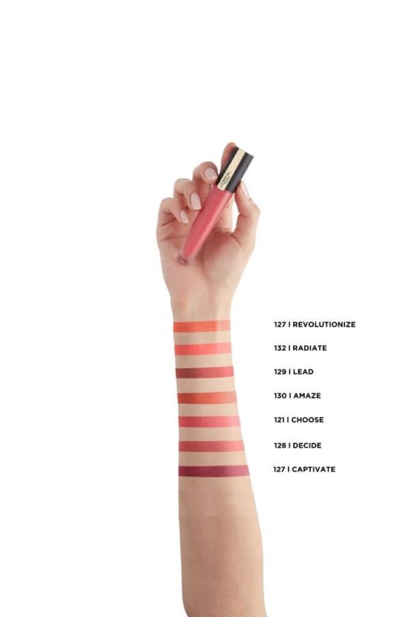 L'oréal Paris Rouge Signature Parisian Sunset Likit Mat Ruj - 128 I Decide - Görsel 3