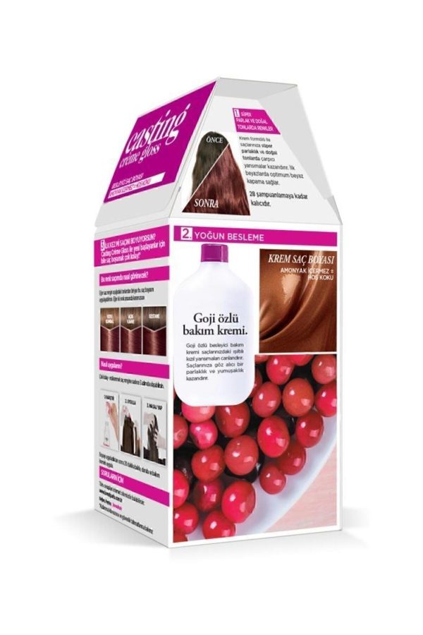 Saç Boyası - Casting Creme Gloss 550 Böğürtlen Kızılı 3600523291489 - Görsel 4