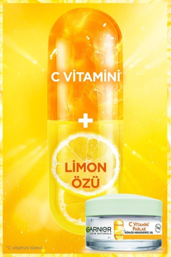 C Vitamini Parlak Günlük Aydınlatıcı Nemlendirici Jel (C Vitamini + Limon) - Görsel 4