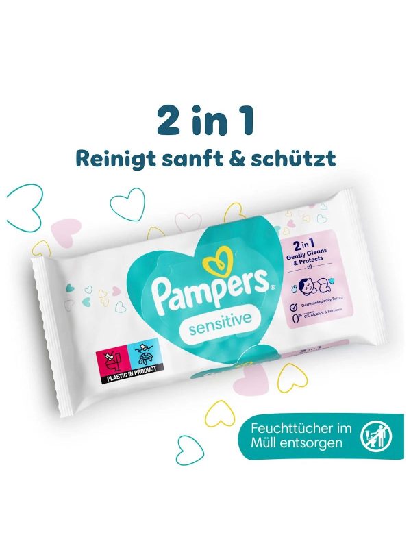Prima Pampers Islak Havlu Mendil Hassas Ciltler Için Bitki Bazlı Kokusuz 52 Yaprak Tekli Pk