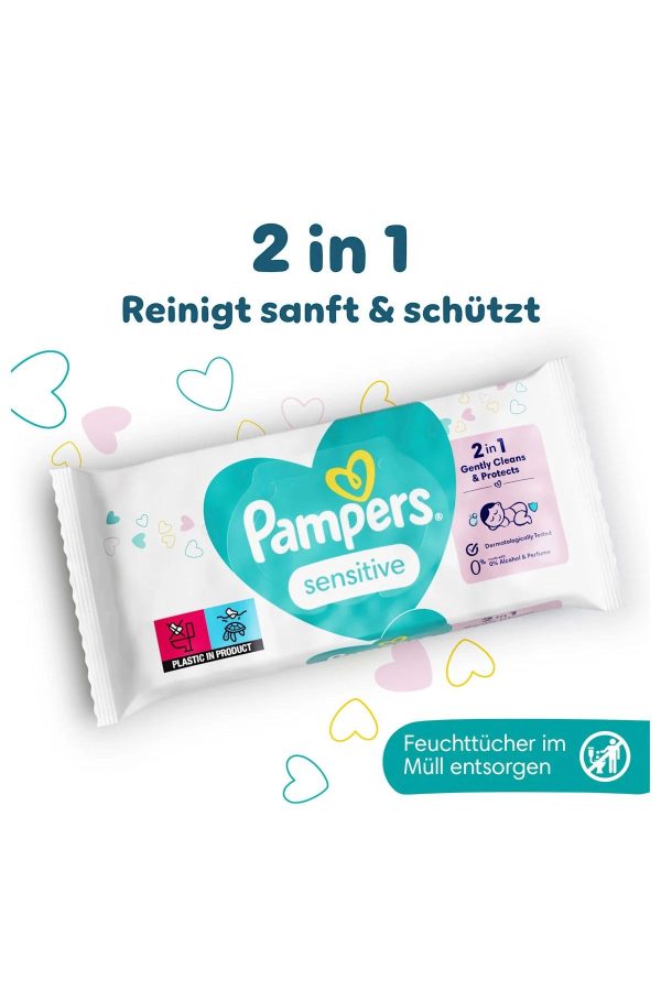 Prima Pampers Islak Havlu Mendil Hassas Ciltler Için Bitki Bazlı Kokusuz 52 Yaprak Tekli Pk