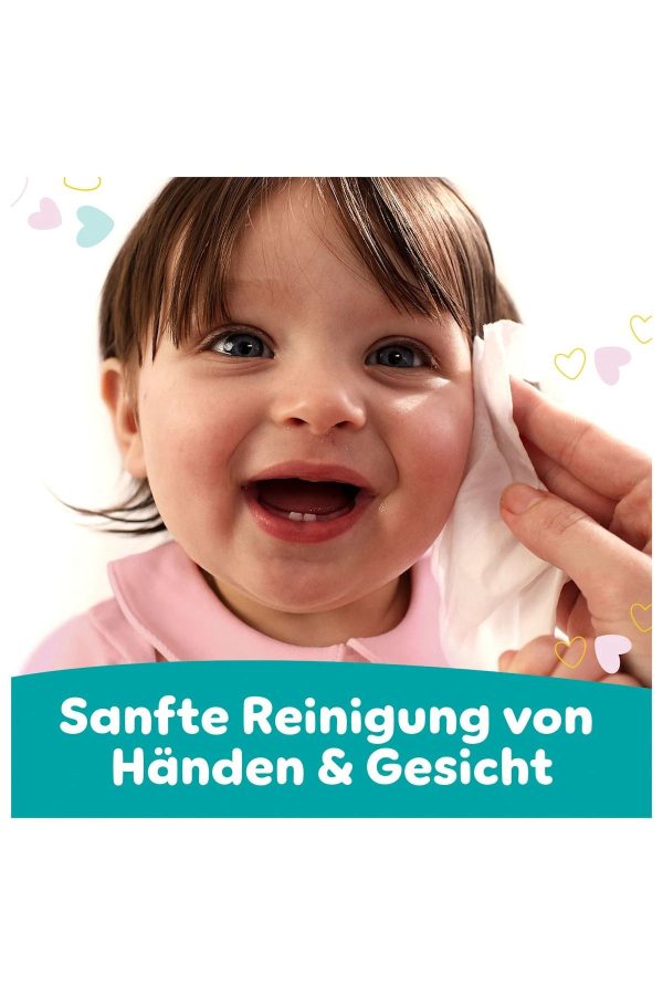 Prima Pampers Islak Havlu Mendil Hassas Ciltler Için Bitki Bazlı Kokusuz 52 Yaprak Tekli Pk - Görsel 4