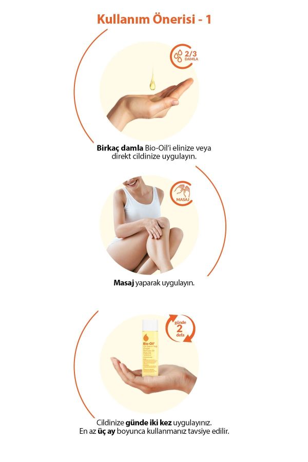 %100 Natural Çatlak Karşıtı & Leke Karşıtı Nemlendirici Doğal Cilt Bakım Yağı 125 ml - Görsel 5