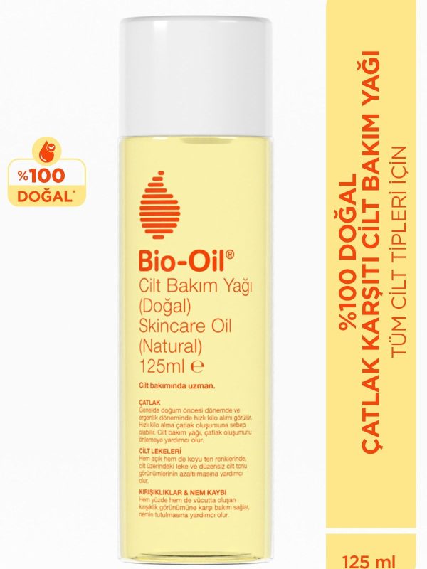 %100 Natural Çatlak Karşıtı & Leke Karşıtı Nemlendirici Doğal Cilt Bakım Yağı 125 ml