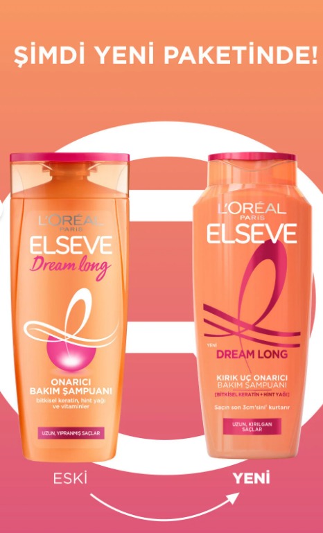 elseve dream long 2 Elseve Dream Long Kırık Uç Onarıcı Bakım Şampuanı 400 ml - Görsel 4