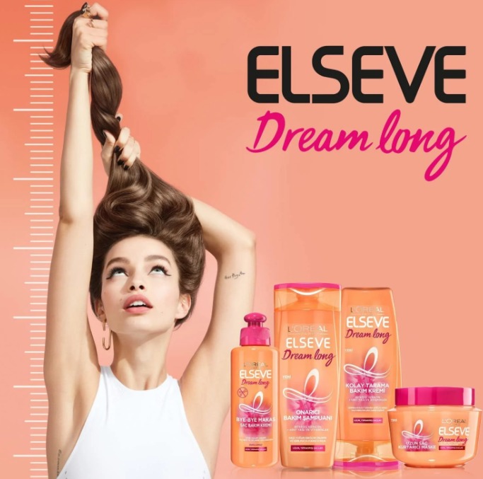 elseve saç bakım kremi 1 Elseve Dream Long Kolay Tarama Saç Bakım Kremi 250 ml - Görsel 2