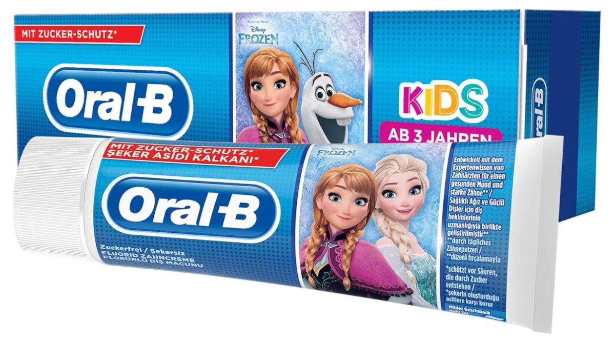 Oral-B Frozen Çocuk Diş Macunu 75 Ml 3 Yaş Ve Üstü - Görsel 1