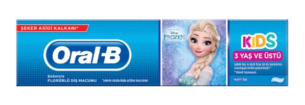 oral-b diş macunu frozen Oral-B Frozen Çocuk Diş Macunu 75 Ml 3 Yaş Ve Üstü - Görsel 4
