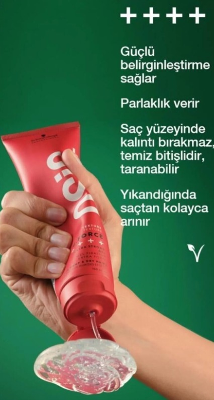 osis g.force saç şekillendirici 1 Osis G.Force Güçlü Tutuşlu Saç Şekillendirici Jöle 150ml - Görsel 2